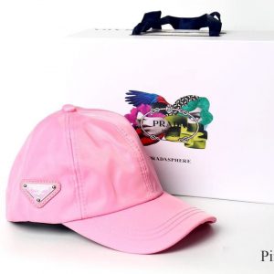 TOPI BASEBALL PRADA Pink