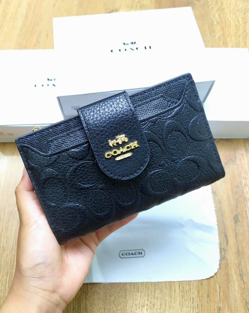 DOMPET CCH Multi LIPAT Black Emboss