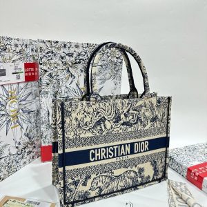 Dior Book Tiger Size 36 cm Navy