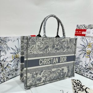 Dior Book Tiger Size 41 cm Grey