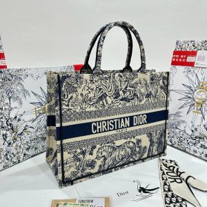 Dior Book Tiger Size 41 cm Navy