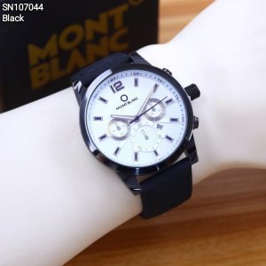 MONT BLANC Man Watch Black