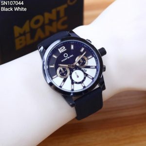 MONT BLANC Man Watch Black White