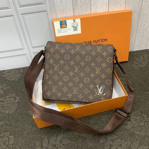 LV Slempang Cowok Mono Coffe