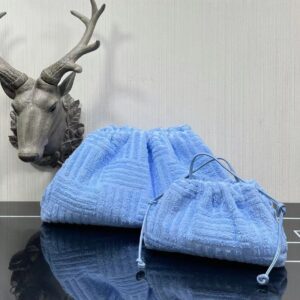 Bottega Venetta Pouch Bag sz small PO Blue