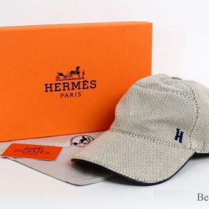 TOPI HERMES Kanvas Unisex Beige