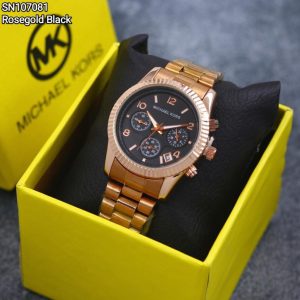 Jam Wanita MK Rosegold Black