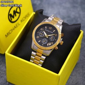 Jam Wanita MK Silver Gold  Black