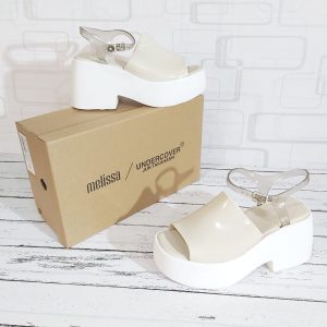 Melissa Pose Wedges White