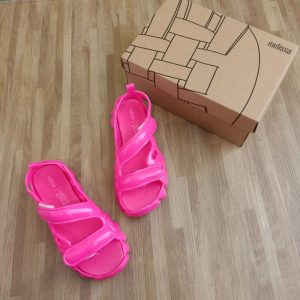 Melissa Puff Sandal Rose Red