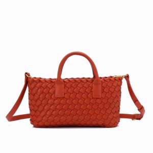 NO BRAND ANYAMAN BAG TOTE CABAS Orange