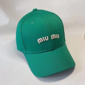 Topi Pet Baseball Miu Miu Green