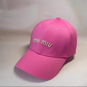 Topi Pet Baseball Miu Miu Pink
