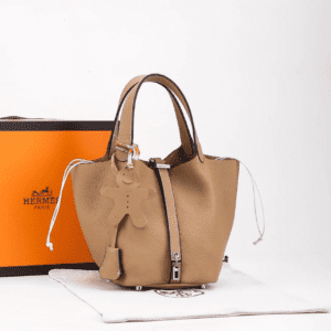 Hermes Picotin 18 Rouge Sellier Khaki