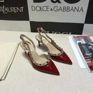 Valentino shoes stude heels PO Red
