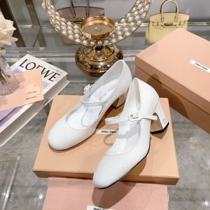 Miu Miu Shoes Pump PO White