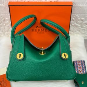 Lindy 26cm Double Strap GHW Green