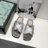 Sandal Gucci Flat Silver sz 35-41 PO
