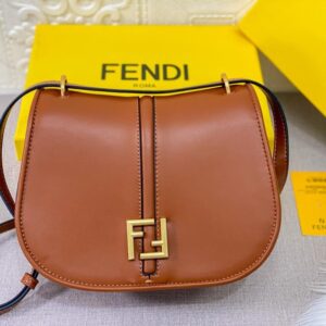 Fendi C’mon Shoulder Bag Brown