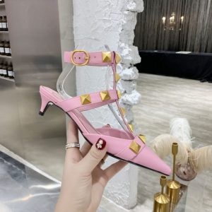 Valentino shoes stude heels 4.5cm PO Pink