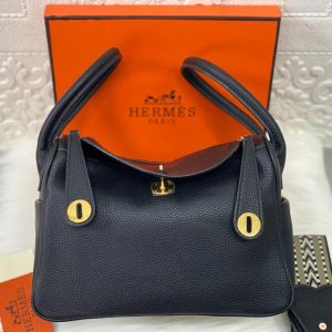 Lindy 26cm Double Strap GHW Black