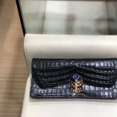 Clutch CN croco PO Black