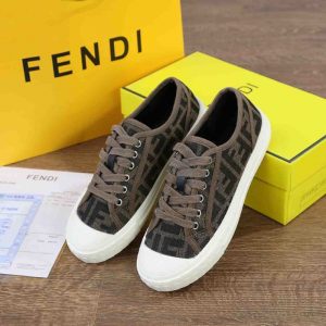 Fendi FF Fabric Sneakers Shoes