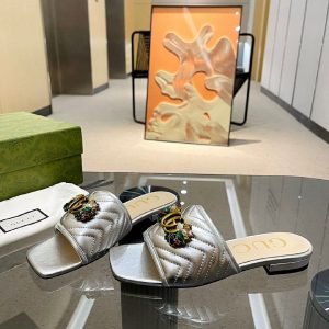 GC Sendal GG diamond PO Silver