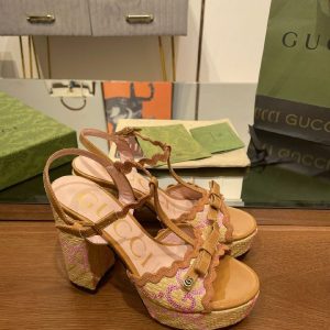 GC shoes heels 12cm PO Brown