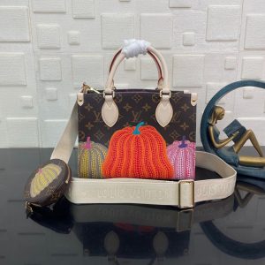 LV Onthego x Yayoi Kusama Small PO