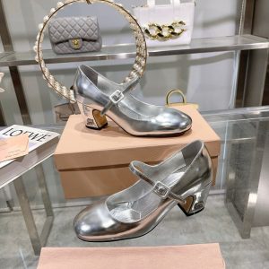 Miu Miu Shoes Pump PO Silver