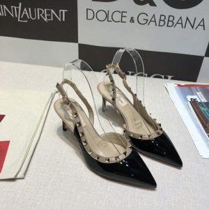 Valentino shoes stude heels PO Black