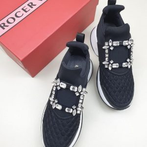 ROGER VIVIERViv Run Strass Buckle Black