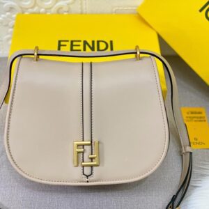Fendi C’mon Shoulder Bag Apricot