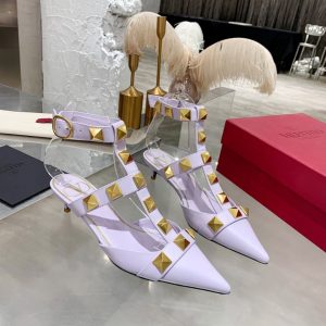 Valentino shoes stude heels 4.5cm PO Lilac