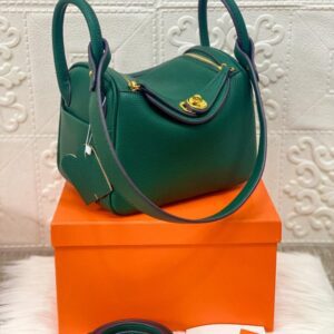 Hermes Lindy 20cm Togo GHW Green