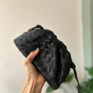 BOTTEGA VENETA INTRECCIATO CLUTCH Black