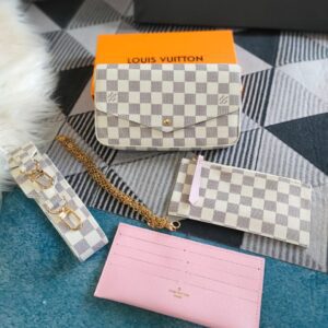 LV Felicie Pochette White