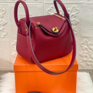 Hermes Lindy 20cm Togo GHW Red
