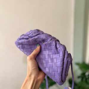 BOTTEGA VENETA INTRECCIATO CLUTCH Purple