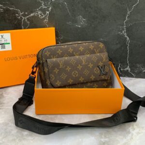 Tas Pria Unisex LV Mono Brown