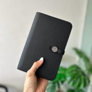 Dompet HERMES DOGON DUO WALLET Black