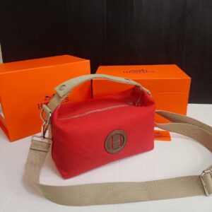 Hermes Douvle Canvas Red