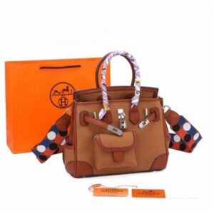 HERMES BIRKIN CARGO Brown