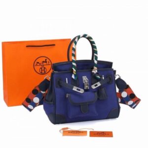 HERMES BIRKIN CARGO Navy