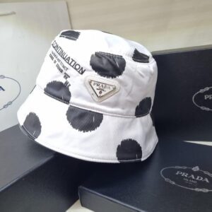 Bucket Hat Prada White