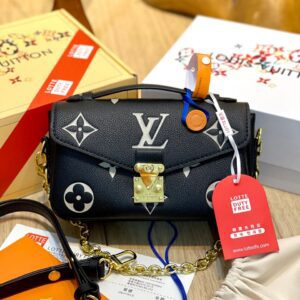 LV Metis East West Empreinte Bag Black