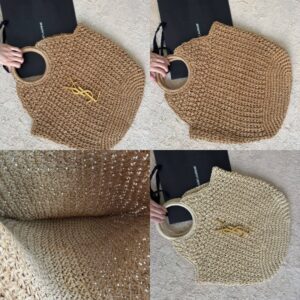YSL Straw Bag