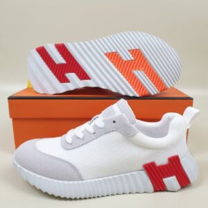 Sepatu HERMES Bouncing Sneaker White