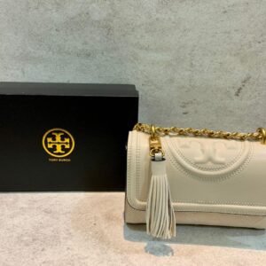 Tory Fleming Small Beige